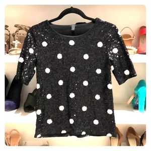 J. Crew Sequin Top